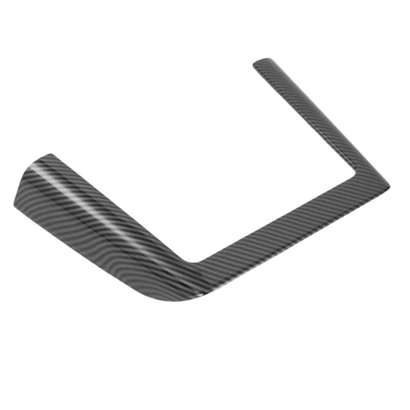 Upgrades Carbon Fiber Charging Dock Frame Multifunction Charging Center Trim Strips Car Spare for Vehicle Center Console