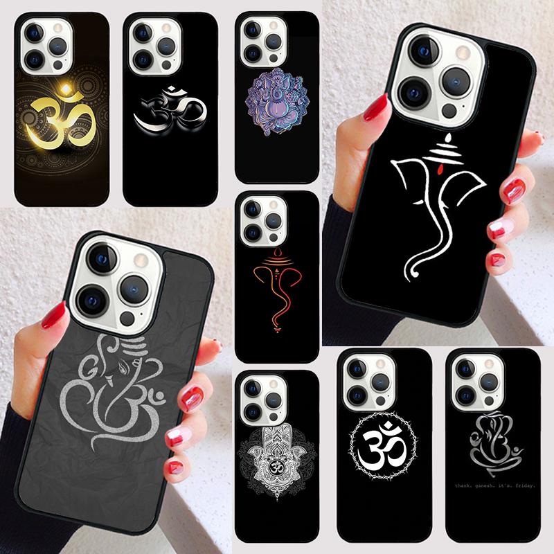 Aum Om Yoga Symbol Hindu Fitness Gym Phone Case for iPhone 17 Air 16 16e 15 Plus for Apple 13 11 12 14 Pro Max Cover