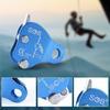 Fall Protection Self-locking Device Rope Clip Rustproof Corrosion Resistant High-Altitude Operation Mini Size Aluminum Magnesium Alloy Rope Clip
