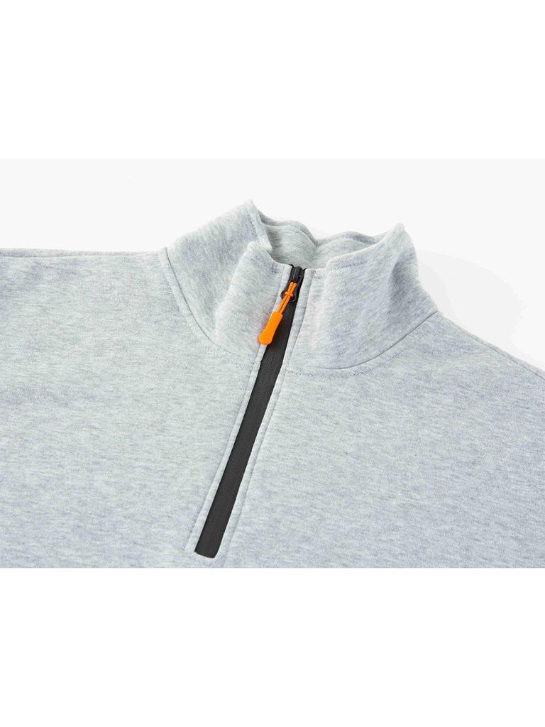 2025 Herr vår- och höstsporthuvtröja med ståkrage - Avslappnad topp