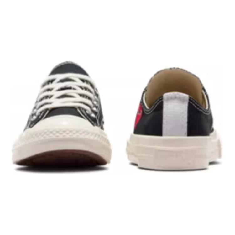 Converse x Comme des Garçons PLAY Chuck 70 Ox 'Single Heart Black' A08806C