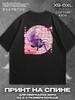 T-shirt No Game No Life Print On Back Mens Tshirt Womens Tshirts with Letters Print Short Sleeves T-Shirt Casual Street Tee Shirt Top
