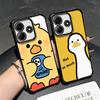 Cartoon Cute Duck Soft Phone Case For Xiaomi Redmi Note 14 15 Pro Plus 13 12 11S 11T 5G 10 9S 9 Plating Anti-Fall Fundas