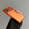 Apple 17 Pro Max Magnetic Phone Case: Electroplated Edge, Matte Anti-Fingerprint, Drop-Proof for iPhone 16.