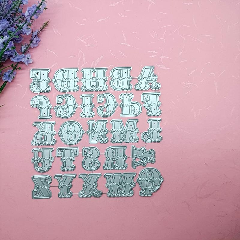 Alphabet Metal Cutting Dies Handmade Crafts DIY Scrapbooking Embossing Supplies for Children Kids Girls Boys