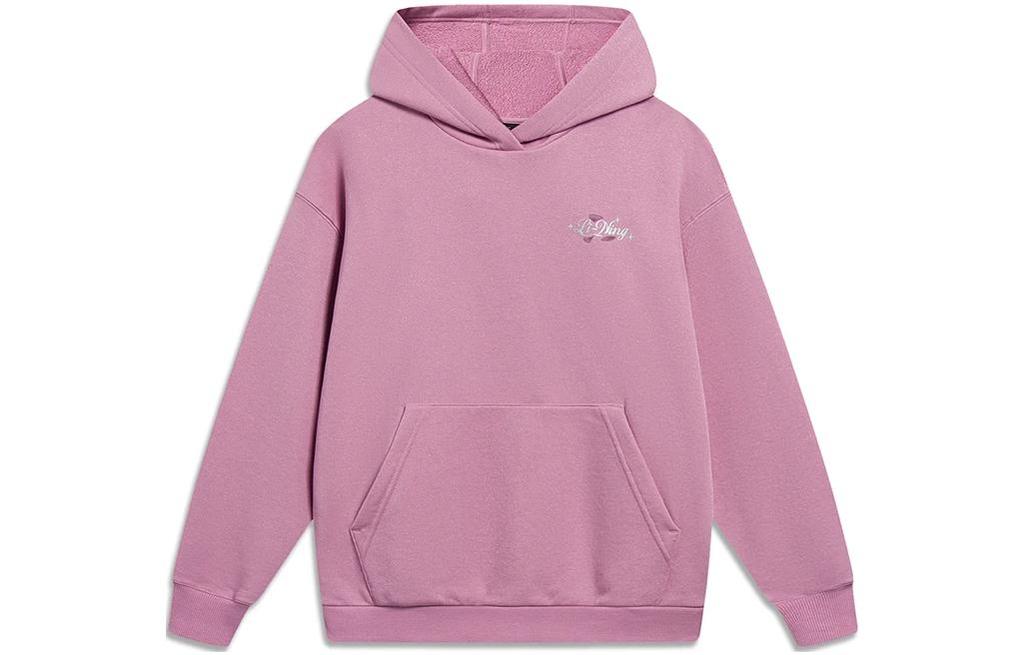 Li Ning Sports Trendy Collection Sweatshirt Women's Light Rose Red AWDT016-6