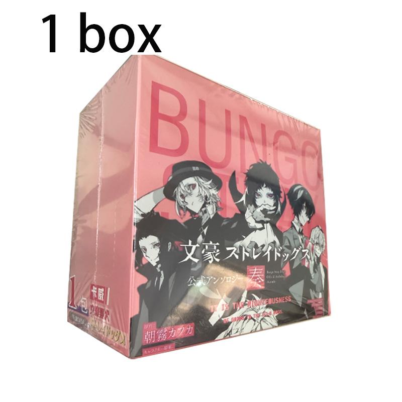 Bungo Stray Dogs TCG Deluxe Booster Box Rare Secret Silver Flash Cards Collectible Trading Cards