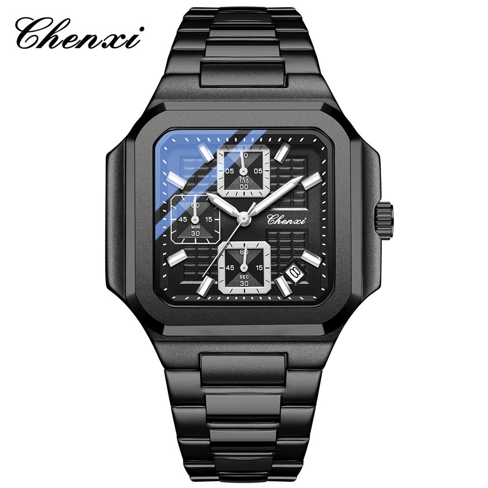 CHENXI High-End Watches for Man Fashion Luminous Business Waterproof Date Gold Stainless Steel Quartz Men's Watch New