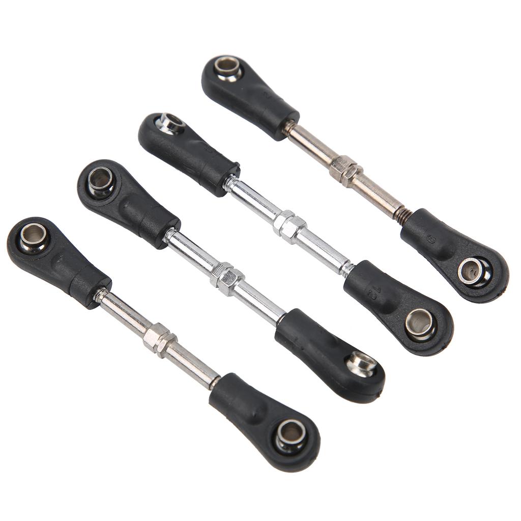 4pcs Adjustable Steering Tie Rod Linkage Replacement Accessory for 110 RC Off Road Vehicle