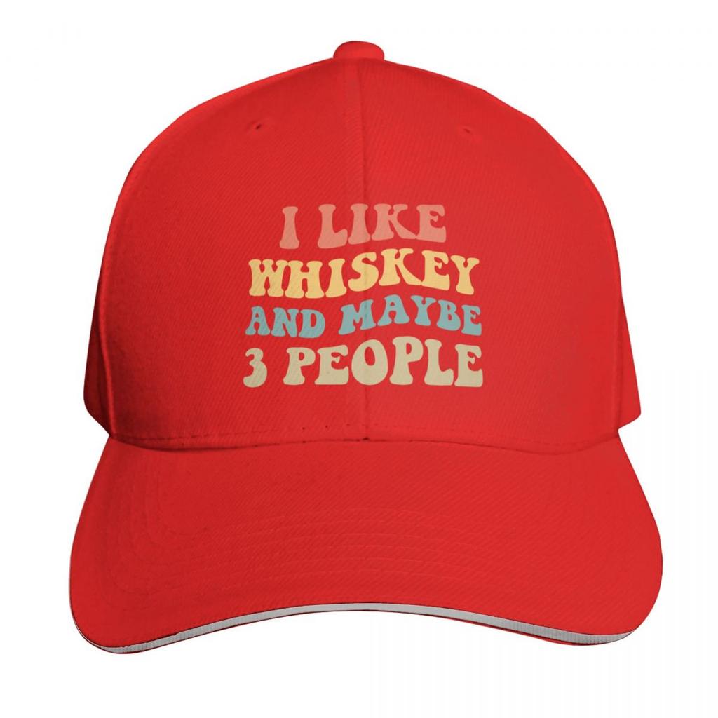 I Like Whiskey And Maybe  People II Baseball Cap GentleUnisex Hat Luxury Unisex Cap Hat Unisex Luxury Winter Hat Womens  Unisexs