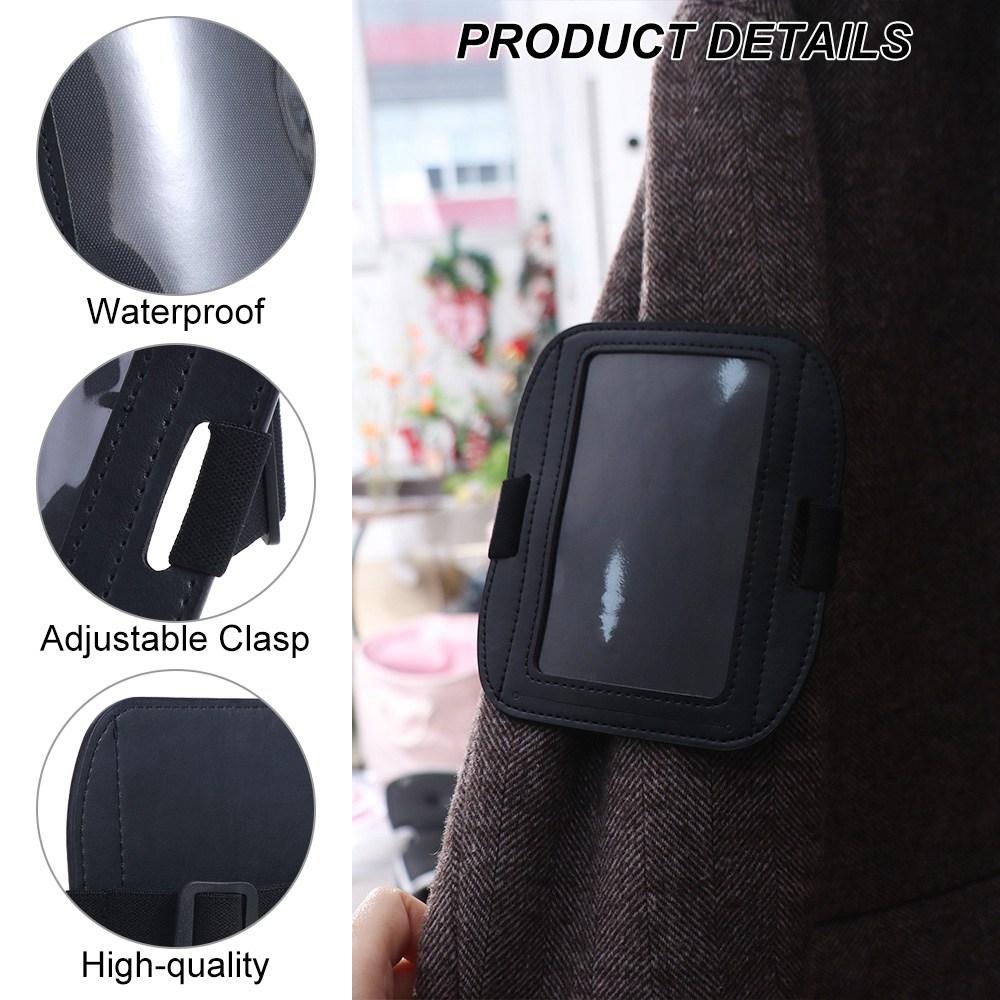 Adjustable Arm Badge Holder Elastic Armband ID  Card Case ID Card Holder  Offices