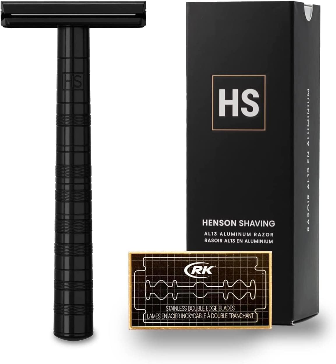 

HENSON SHAVING AL13 Shaver MEDIUM with 5 Replacement Close Shave Model durable and recommended for those who want a close [Authentic/Manufacturer s
