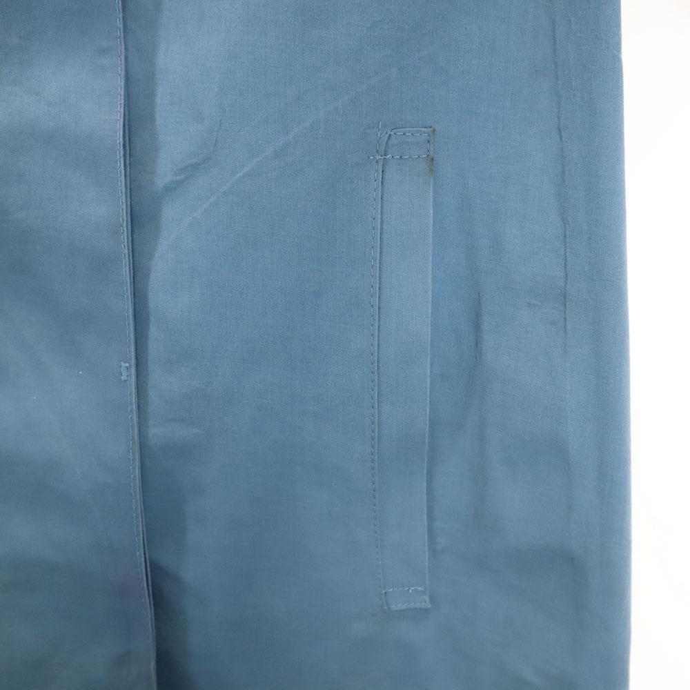 Mackintosh Made In Scotland Cotton Rubberproof Raincoat 34 Blue Women Used