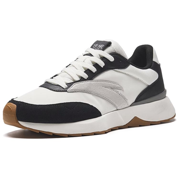 Anta Inheritance 70 Non-Slip Wear-Resistant Low-Top Casual Shoes Men Sneakers White Black Gray 112338879-7