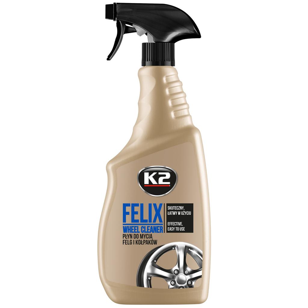 K2 FELIX Wheel & Hubcap Cleaner, 750ml Spray Bottle K167M
