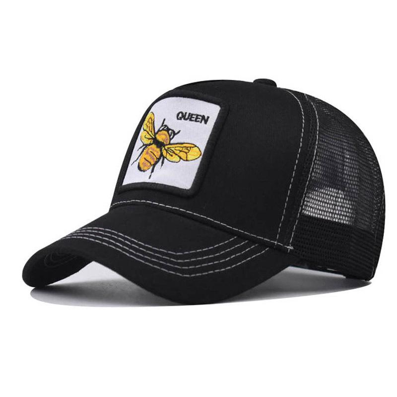 Spring New Models, Animal Embroidery, Net Hat, Baseball Hat, Men's and Women's Hats, Hip-hop Caps