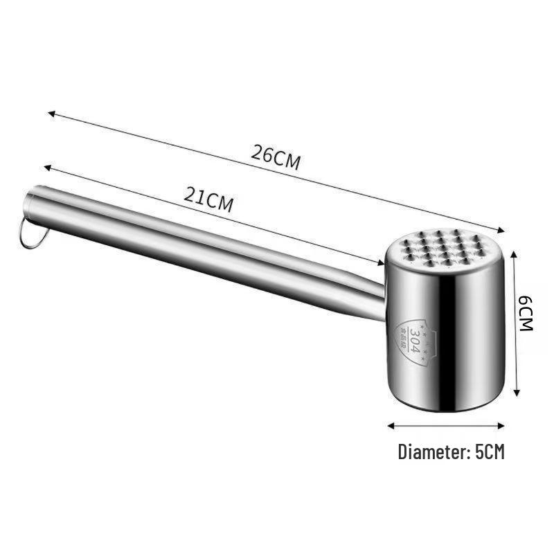 

Молоток для отбивания мяса из нержавеющей стали 304 пищевой марки 2 pieces