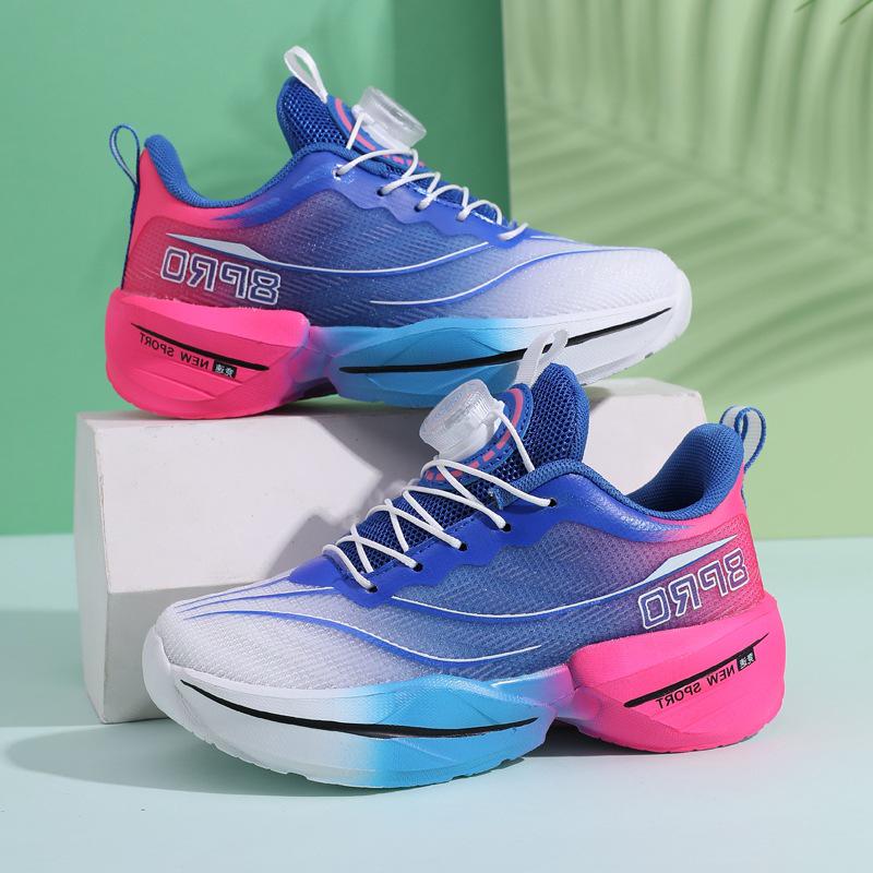 Neue rutschfeste, leichte Sportschuhe für Mädchen mit Drehverschluss - Chitu 8pro Laufschuhe für Kinder