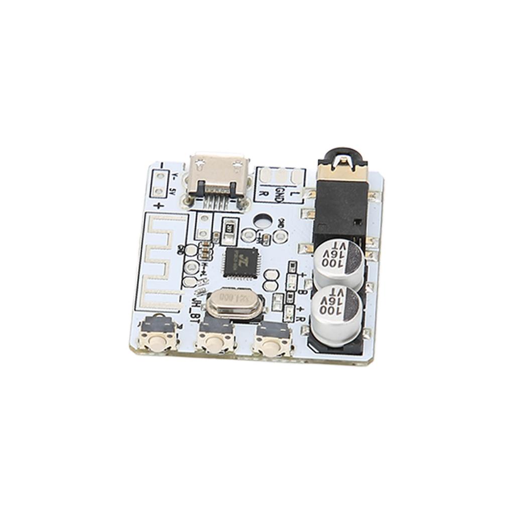 Bluetooth 5.0 Audio Receiver Board Wireless Stereo Music Amplifier Module for MP3 PlayerWhite