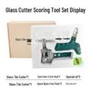 Hand-Held Glass Tile Cutter and Separator Set with Roller