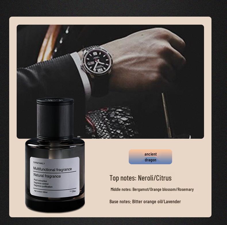 TikTok Large Capacity Car Diffuser: High-End Flameless Fragrance Ornament for Men's Car Interior.