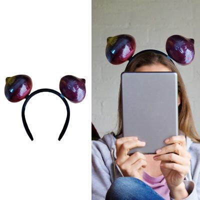 Kreatives Doppelkopf-Frucht-/Gemüse-Stirnband für Kinder, Jugendliche und modebewusste Erwachsene. Perfekt für Party-Zusammenkünfte.
