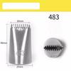 Stainless Steel Cake Nozzle Tube Head Diy Pastry Puff Skirt Icing Piping Nozzles Cake Decorating Supplies Baking Tools