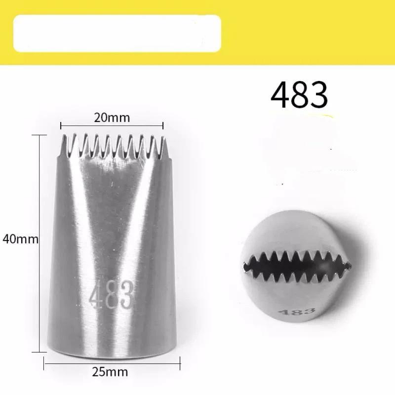 Stainless Steel Cake Nozzle Tube Head Diy Pastry Puff Skirt Icing Piping Nozzles Cake Decorating Supplies Baking Tools