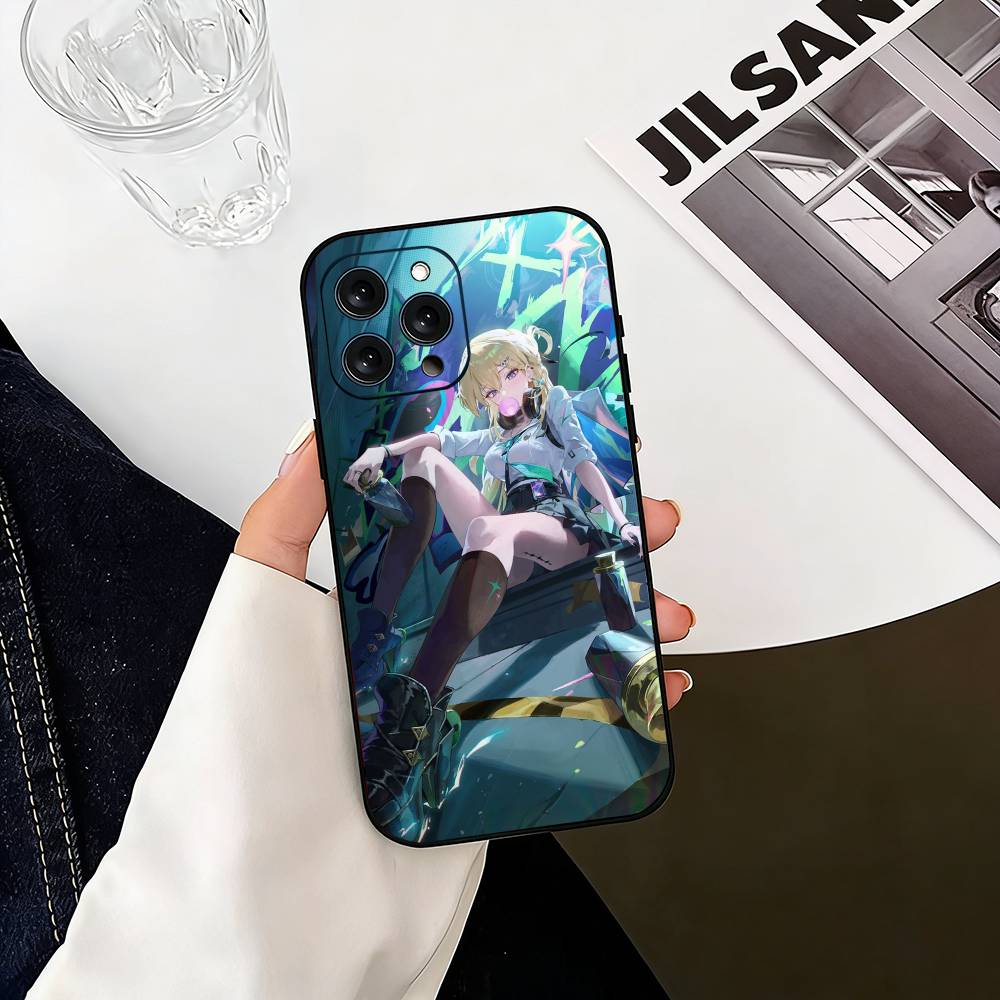 L-Lynae W-Wuthering Waves  Phone Case Silicone Soft For IPhone 17 16 15 14 13 12 11 X XR Plus Pro Max Plus