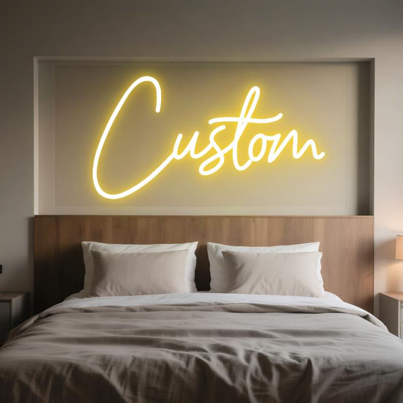 Custom LED Neon Sign Personalized Name Light for Kid Teens Bedroom Unique Gift with Customizable Designs for Trendy Wall Decor