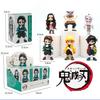 New Party Angel Demon Slayer Series Blind Box Kamado Tanjirou Action Figure Agatsuma Zenitsu Nezuko Warrior PVC Model Toys