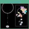 Display Plastic Stand Balloon Transparent