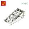 Non-Toxic 331Pcs/Lot 61409 Slope 18 2X1X2/3 With 4 Slots Block Moc Color Accessories Compatible With Brick Diy Children Toy Assembly