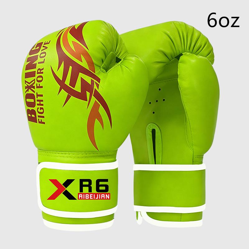 * Wholesale 4/6 Oz PU Breathable Children's Adult Professional Sanda Muay Thai Taekwondo Neutral Breathable Boxing Gloves 7