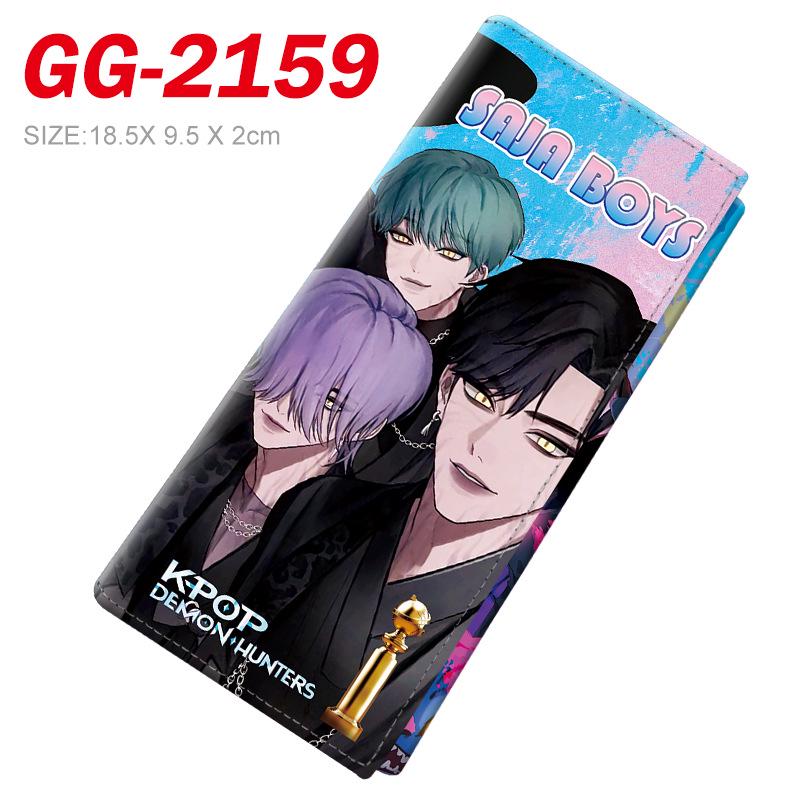 K-POP Demon Hunter Girl Group 3D Stereo Tri-fold Wallet for Students and Fans