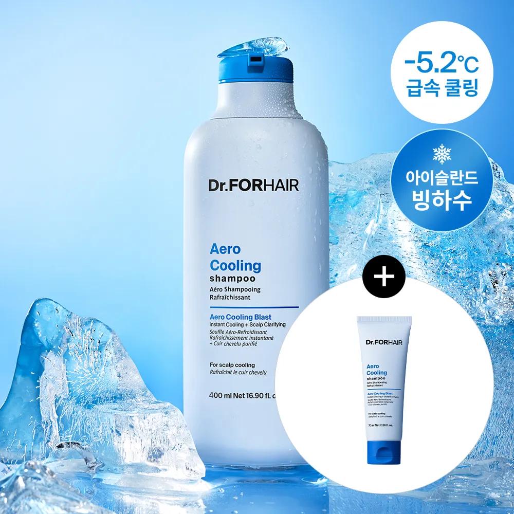 Dr.FORHAIR Aero Cooling Shampoo 400ml Set (+70ml)