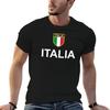 ITALIË Italië Italiaanse Vlag Scudetto Italiaanse Fans T-shirt Basis Dagelijkse Outfit Korte Mouw Tee