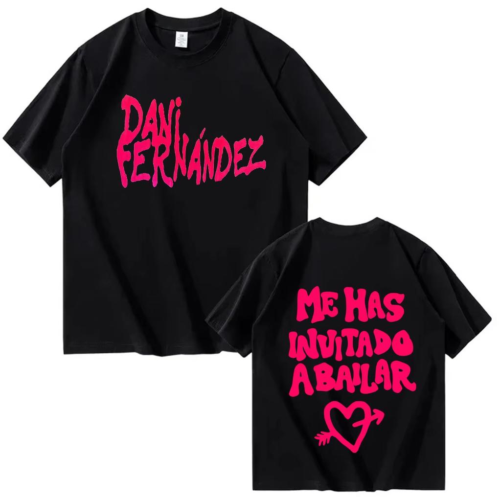 Rapper Dani Fernandez Merch 2026 Harajuku T Shirts Unisexs Women ONeck Tee Shirts 90s Casual Short Sleeve Tshirt Streetwear