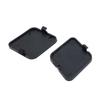 1 Pair 73163-SWA-003 73153-SWA-003 Windshield Side Garnish Lid Covers For Honda CRV CR-V 2007-2011 Black Plastic Decorative Cap
