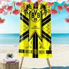Brave BVB Logo Print Beach Towel, Large Soft Quick Dry Towel for Beach Camping Swimming
