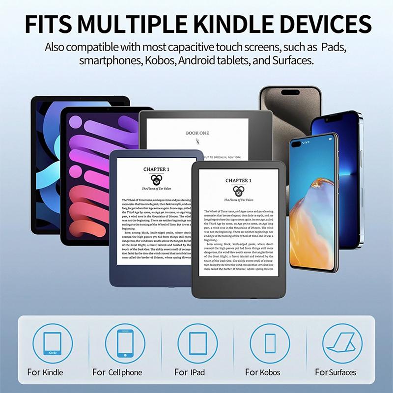 Tālvadības pults lapu pāršķiršanai Kindle Paperwhite Oasis Kobo e-lasītājiem, tālrunim, video ierakstīšanai, lapu pāršķiršanai, romānu lasīšanai, klikeris