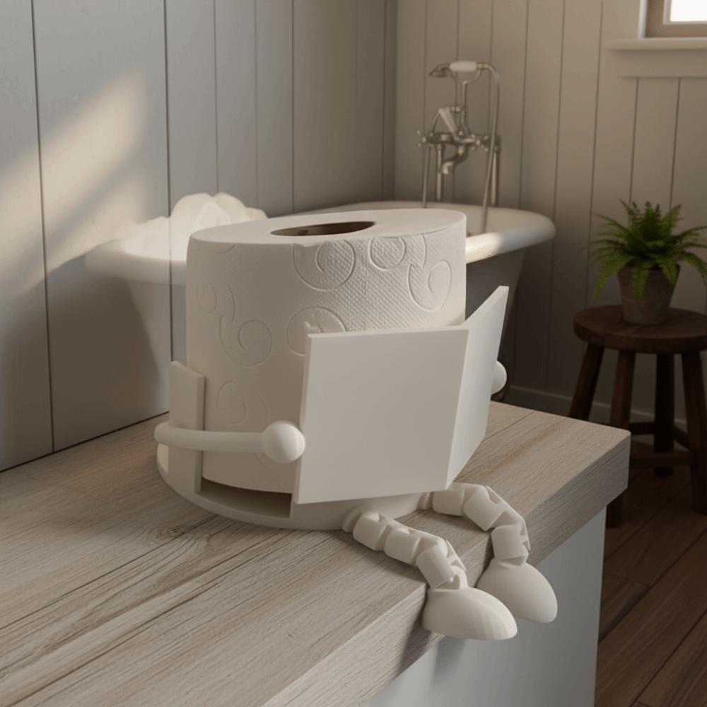 Unique 3D Printed Tissue Holder Novelty Tissue Container Toilet Paper Holder  Office