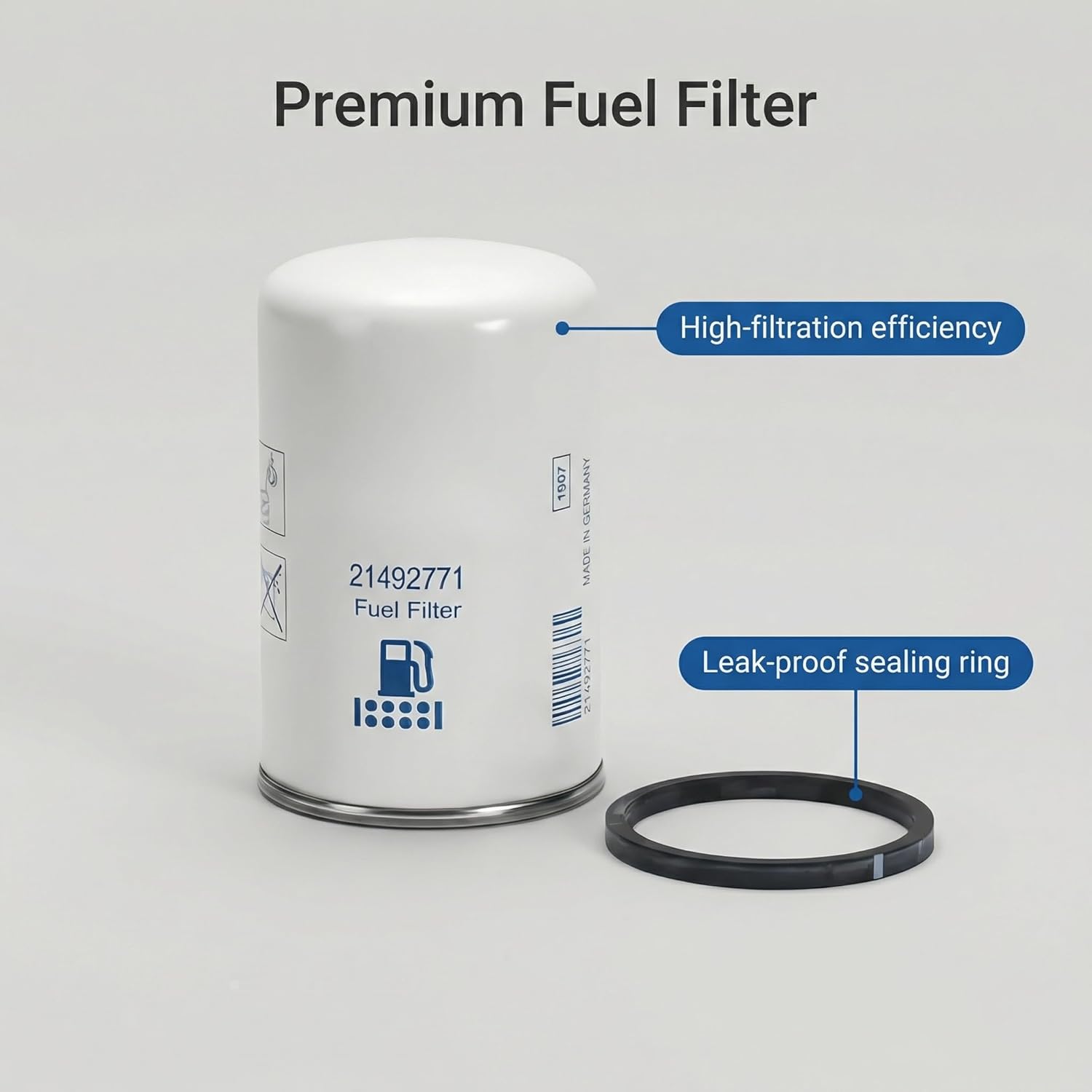 

21492771 Spin-On Diesel Fuel Filter Replace For Volvo Penta TAMD60 MD100 MD6 MD7 TAMD72 TAMD63