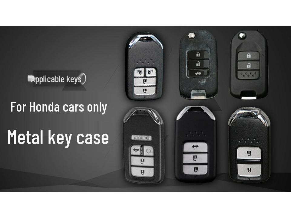 Compatible Key Case Shell for Honda CRV, Avancier, Vezel, Jade, Odyssey, Accord, Elysion, XRV, and 10th Gen Civic