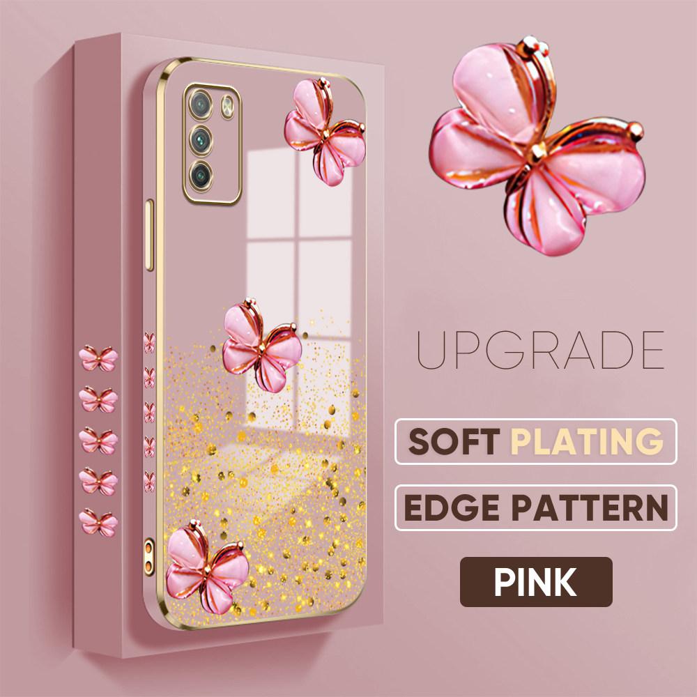 Barevné vzory tisku Pouzdro se čtvercovým vzorem na hraně Pokovené pouzdro na telefon Luxusní měkké pouzdro na telefon pro Huawei Honor Xiaomi Redmi