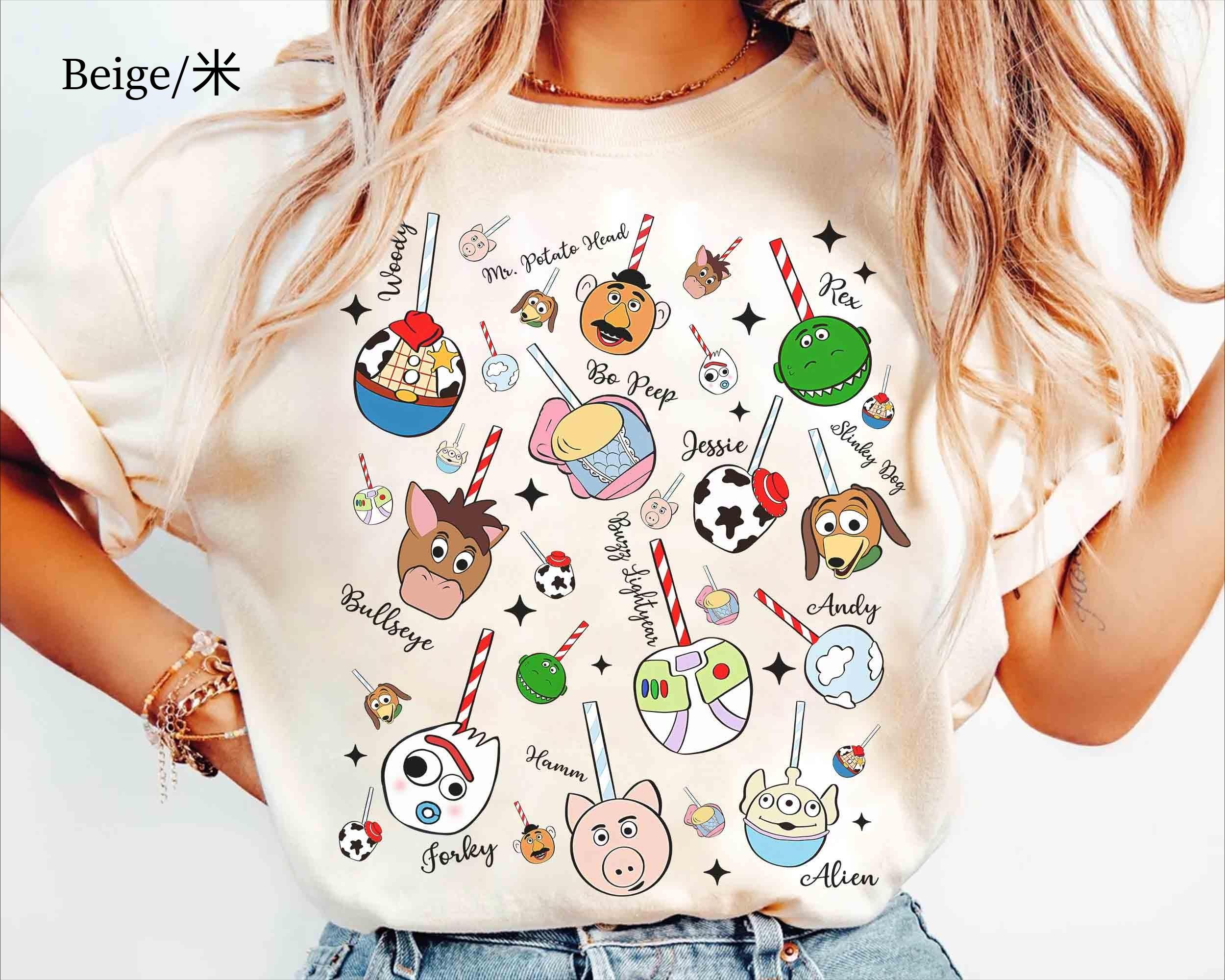 Cute Lollipop   Pixar Toy Story Characters Shirt Toy Story Land Tee Woody Jessie Buzz Alien Rex Tee S