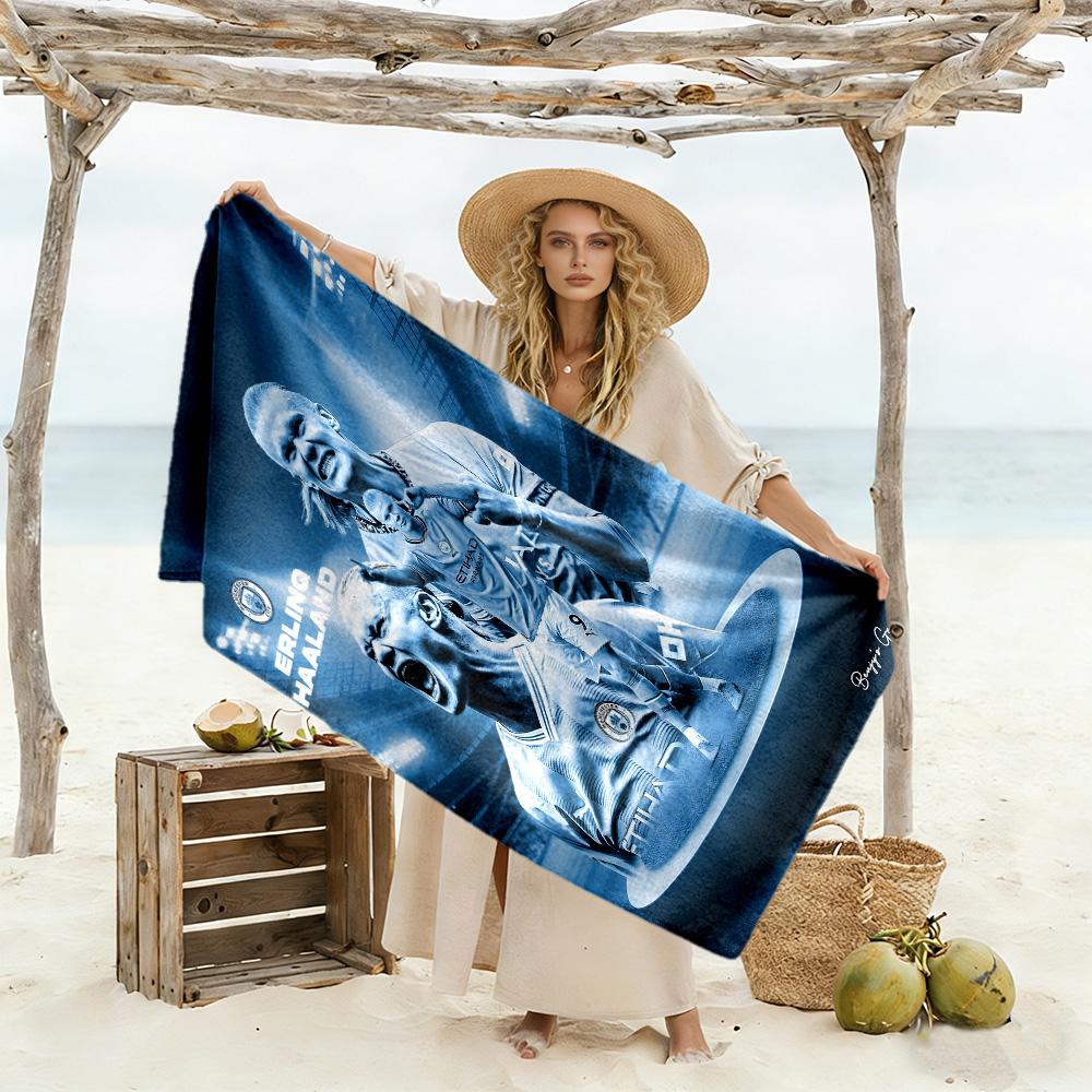 Torjubel Moment Strandtuch Super Weich Mikrofaser Schnelltrocknend Stoff Bequem Leicht