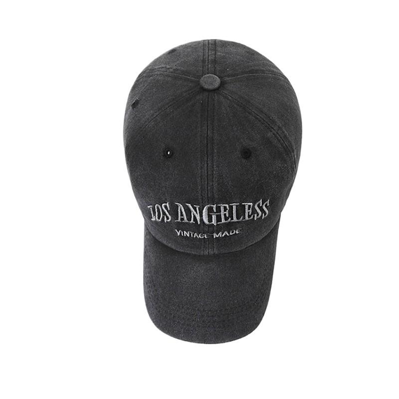 Vintage Distressed ”LOS ANGELESS“ Embroidered Baseball Cap with Soft Crown | Adjustable Streetwear Unisex Hat