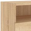 TV Wall Cabinets 2 pcs Sonoma Oak 100 x 30 x 30 cm Particleboard
