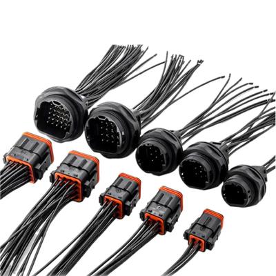 1 Set Conector Cablaj Auto 132016 -001 Mufă Tată Mamă Tip ITT 4/8/10/16/25 Pini